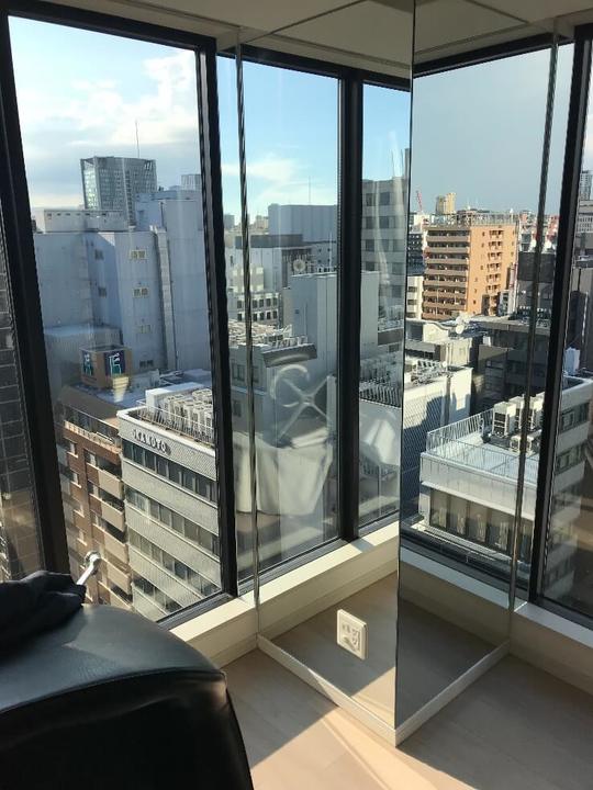【福岡市限定】【展示品・未使用品】突っ張りミラー 福岡市限定】【展示品・未使用品】突っ張りミラー